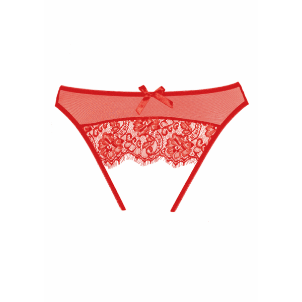 Exposé - Panty - One Size - Rood - Afbeelding 3