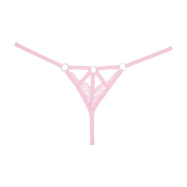Niet Storen - Kanten String - OS - Roze - Afbeelding 4