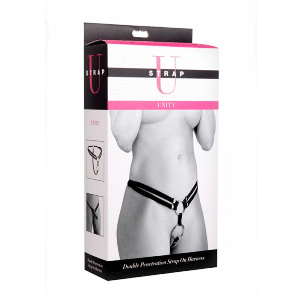 Unity - Double Penetration Strap-On Harness Unity - Dubbelpenetratie Strap-On Harnas - Afbeelding 2