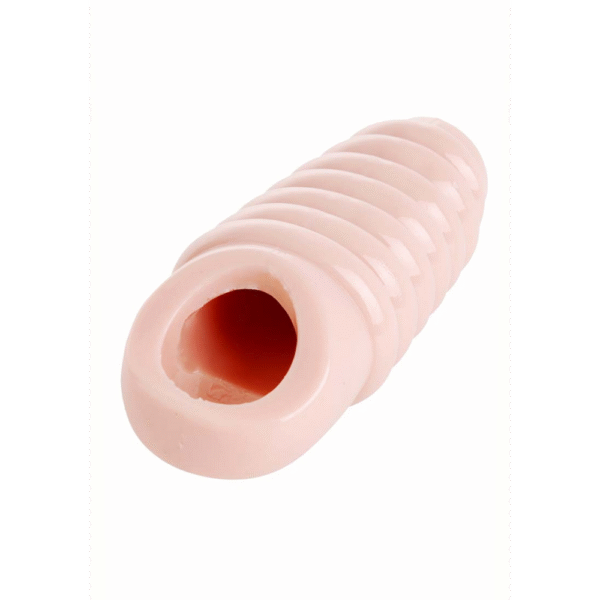 Echt Ruim Geribbelde Penisvergroting Sleeve - Afbeelding 3