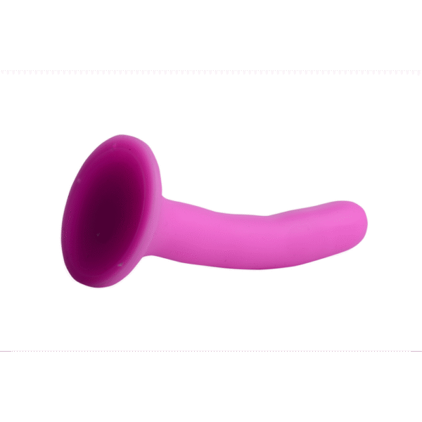 Siliconen Strap-On Dildo - S - Roze - Afbeelding 2