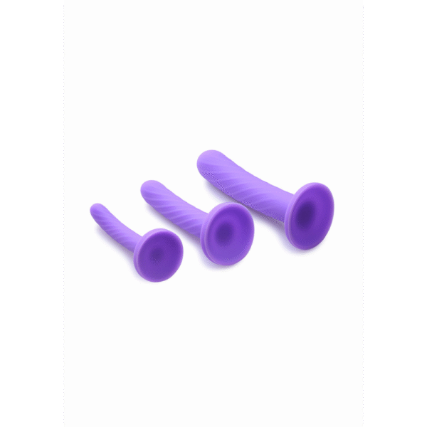 Tri-Play - 3-delige Siliconen Dildo Set - Afbeelding 5
