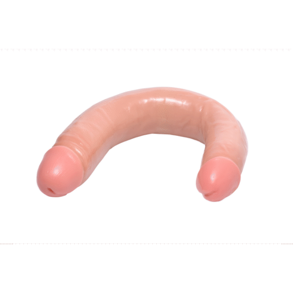Realistische Double Dildo - 17.5 inch - Vlees - Afbeelding 3