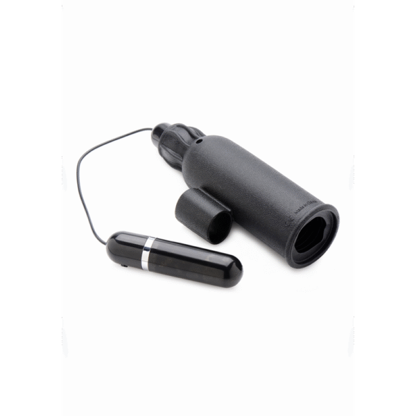Lightning Stroke - Siliconen Stroker met Vibrerende Bullet