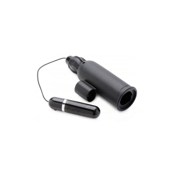 Lightning Stroke - Siliconen Stroker met Vibrerende Bullet - Afbeelding 5