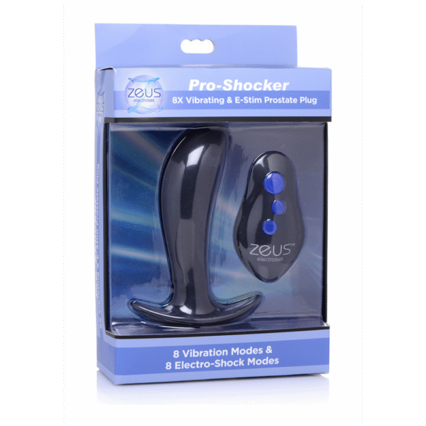 Pro-Shocker - Vibrerende en E-Stim Siliconen Prostaatplug - Afbeelding 2