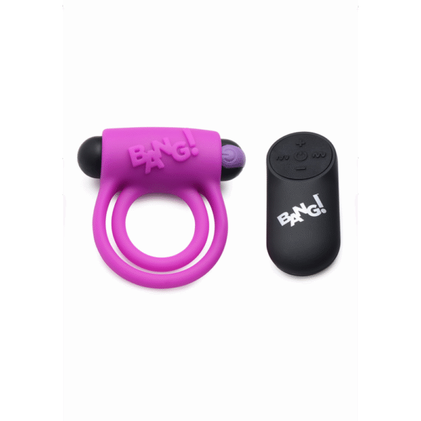 Silicone Cockring en Bullet met Afstandsbediening