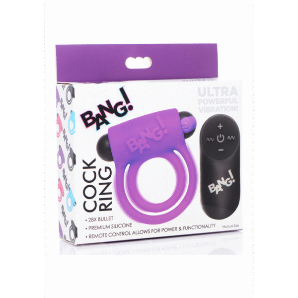 Silicone Cockring en Bullet met Afstandsbediening - Afbeelding 2