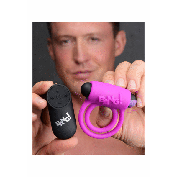 Silicone Cockring en Bullet met Afstandsbediening - Afbeelding 3