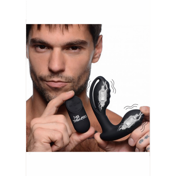 AT Power - Prostate Stimulator Holle Prostate Plug met Afstandsbediening en 7 Snelheden - Afbeelding 3