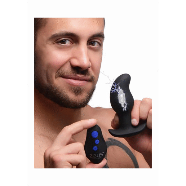 Vibrerende en E-Stim Siliconen Prostaat Massager + Afstandsbediening - Afbeelding 4
