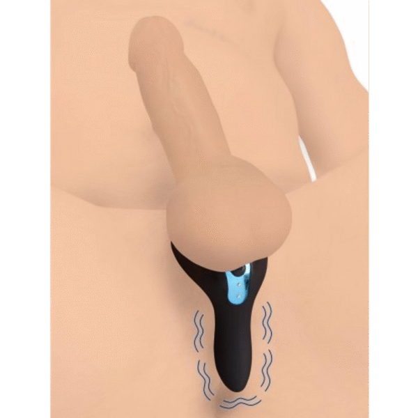 Power Taint - Siliconen Cock- en Ballring met Afstandsbediening - Afbeelding 4