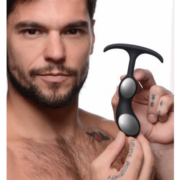 Premium Silicone Weighted Prostate Plug - Klein - Afbeelding 3