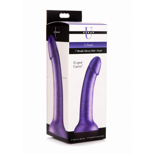 G-Tastic - Metal Silicone Dildo - 7 / 17,8 cm - Afbeelding 2