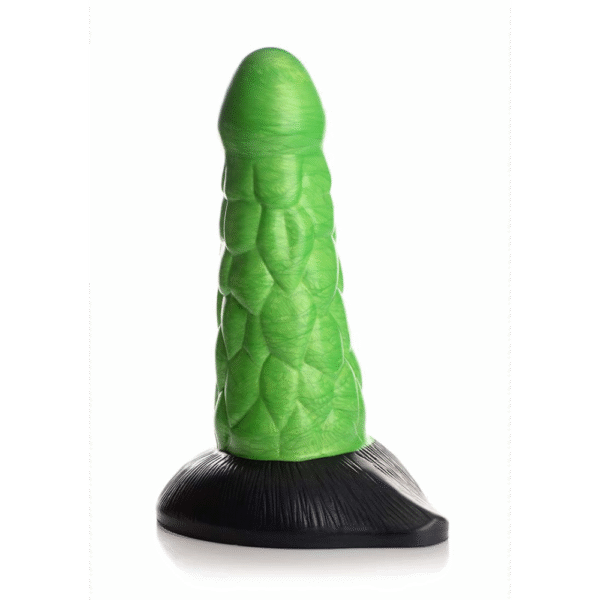 Radioactieve Reptiel - Dikke Schubben Siliconen Dildo