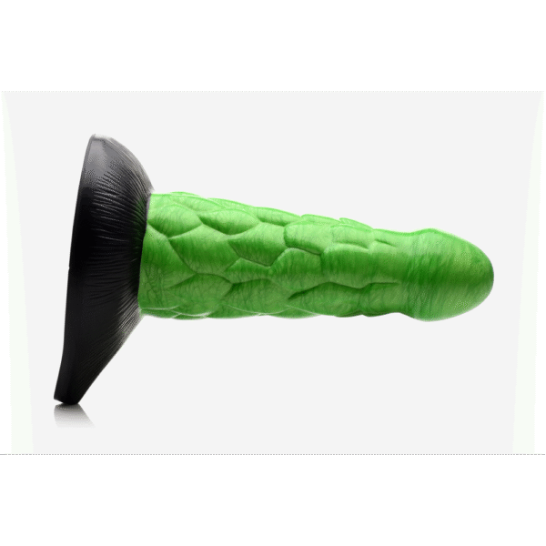 Radioactieve Reptiel - Dikke Schubben Siliconen Dildo - Afbeelding 3