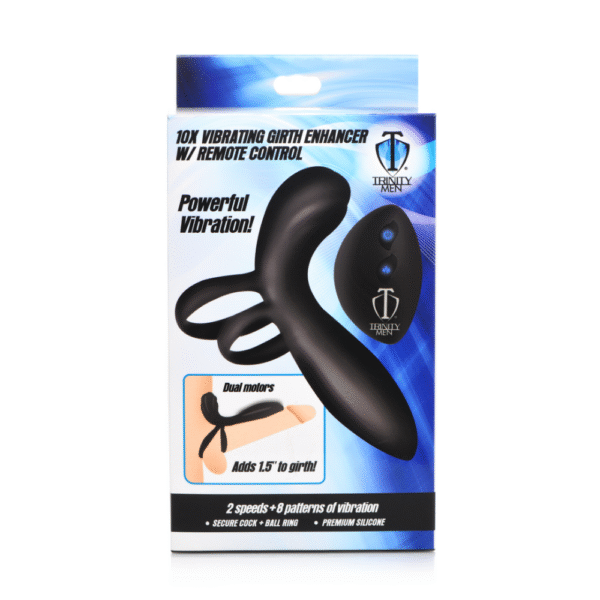 Siliconen Vibrerende Penis Sleeve met Afstandsbediening - Afbeelding 2