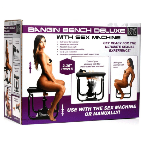 Deluxe Bangin' Bench met Sex Machine - Zwart - Afbeelding 2