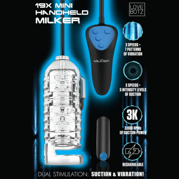 Mini Handheld Melker - Zwart - Afbeelding 4