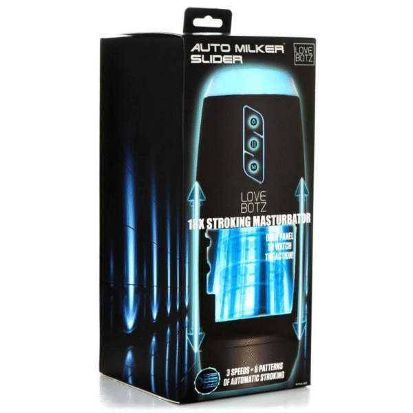 De Milker Slider Stroking Masturbator - Zwart - Afbeelding 2