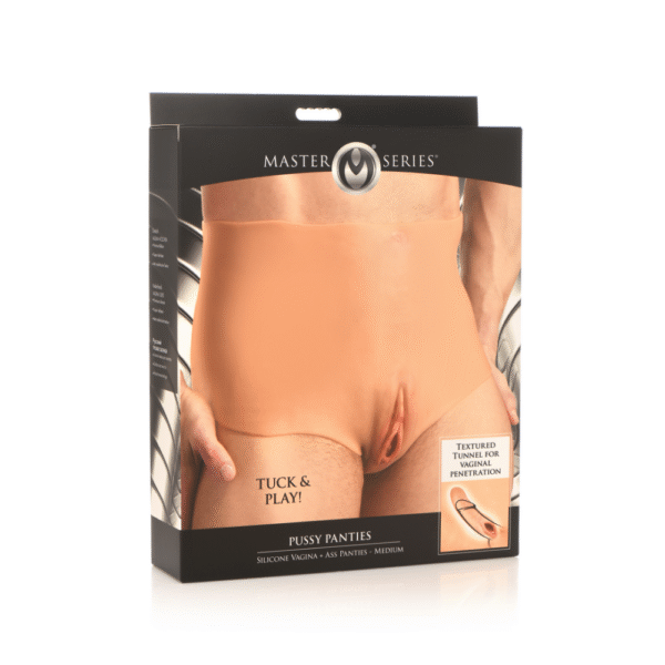 Pussy Panties - Silicone Vagina en Ass Panties - M - Afbeelding 2