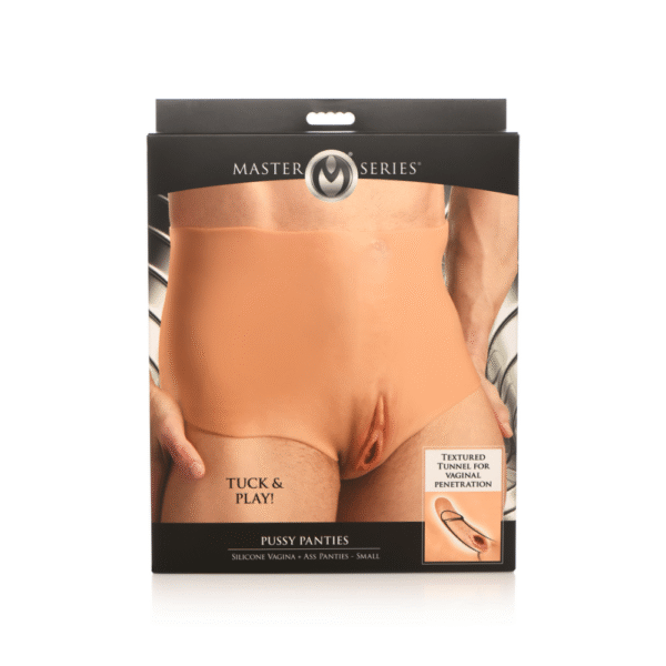 Pussy Panties - Silicone Vagina en Ass Panties - S - Afbeelding 3