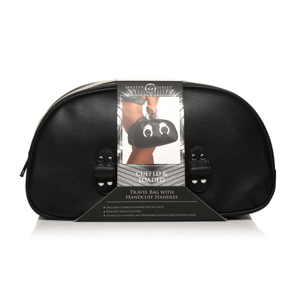 Gekraagde Reisbag met Handboeienhandvatten - Zwart - Afbeelding 3