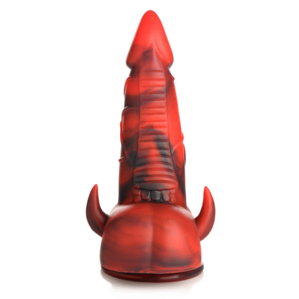 Horny Devil - Demon Silicone Dildo - Rood - Afbeelding 5