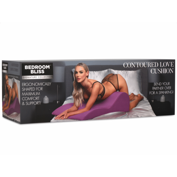 Gecontourde Love Cushion - Paars - Afbeelding 2