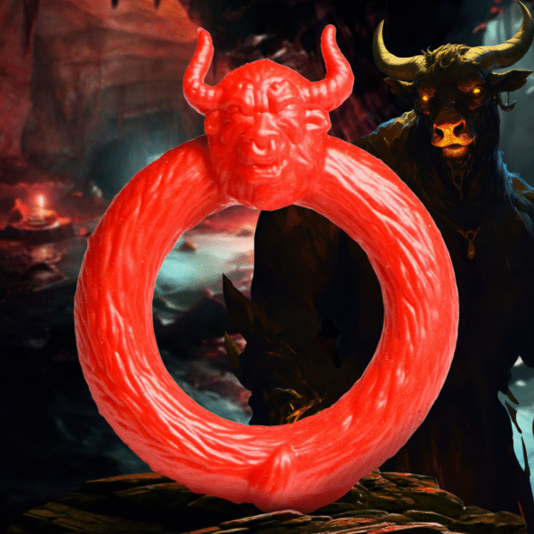 Beast Mode - Siliconen Cockring - Rood - Afbeelding 5