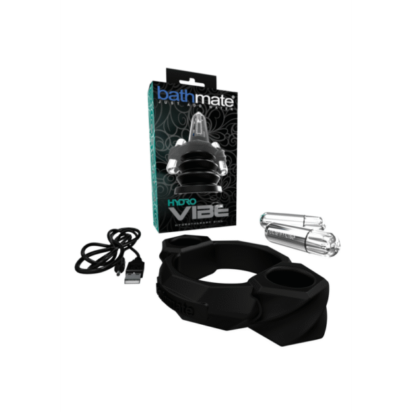 Vibe - Hydro - Vibrerende Penis Pomp Ring - Zwart - Afbeelding 2