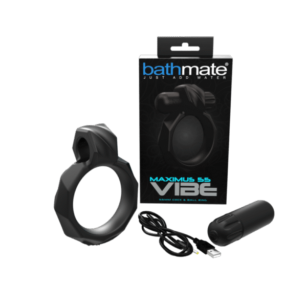 Vibe - Maximus 55 - Vibrating Ballstrap en Cockring - 2,16 / 5,5 cm - Afbeelding 2