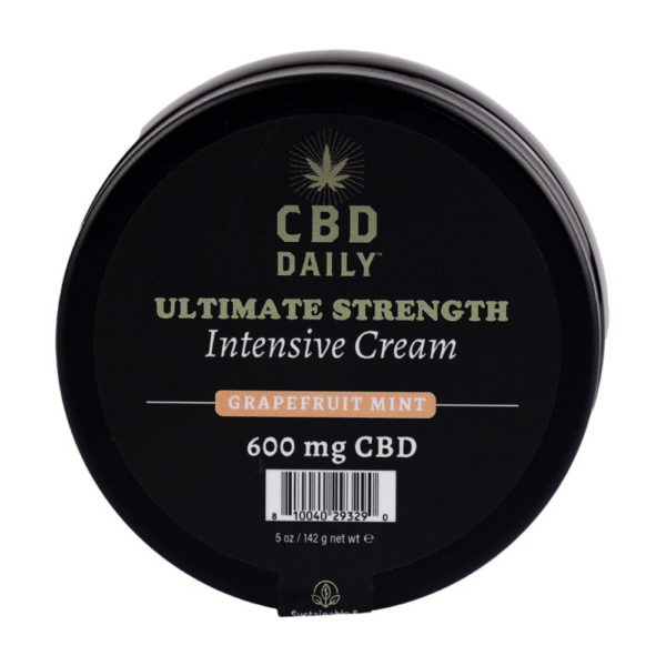 CBD Daily Ultimate Strength Intensive Cream - Grapefruit Mint - 5 oz / 142 g - Afbeelding 2