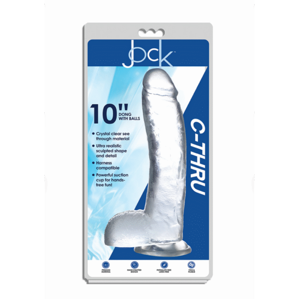 Dildo met Ballen - 10 / 25,5 cm - Afbeelding 2