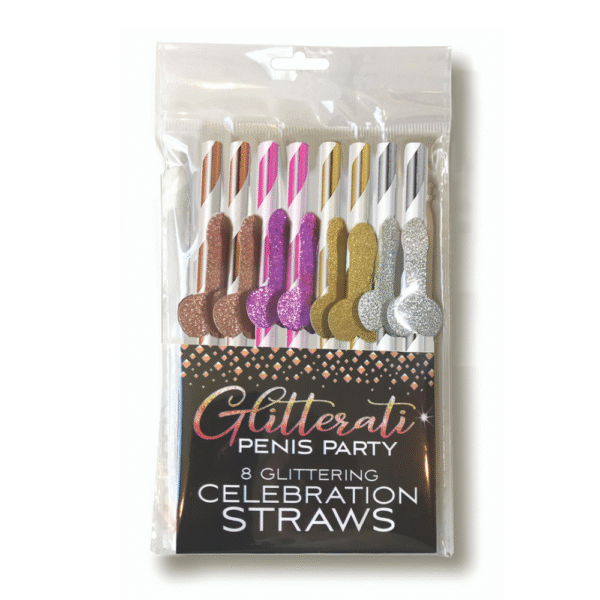 Glitterati - Penis Party Cocktail Rietjes - Afbeelding 2