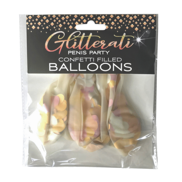 Glitterati - Penis Confetti Ballonnen - Afbeelding 2