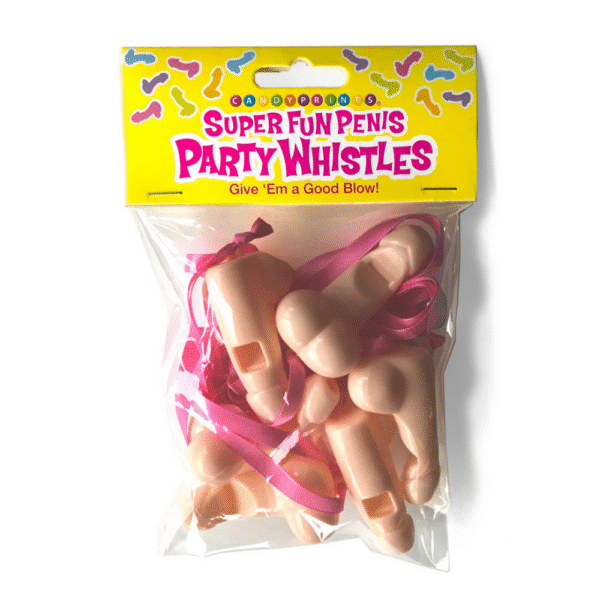 Super Fun Penis - Feestfluitjes - 6 Pack - Afbeelding 2