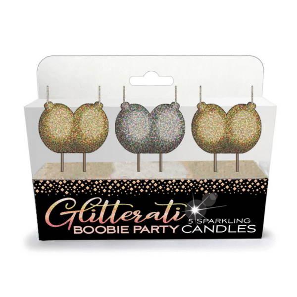Glitterati - Boobie Kaars Set - Afbeelding 2