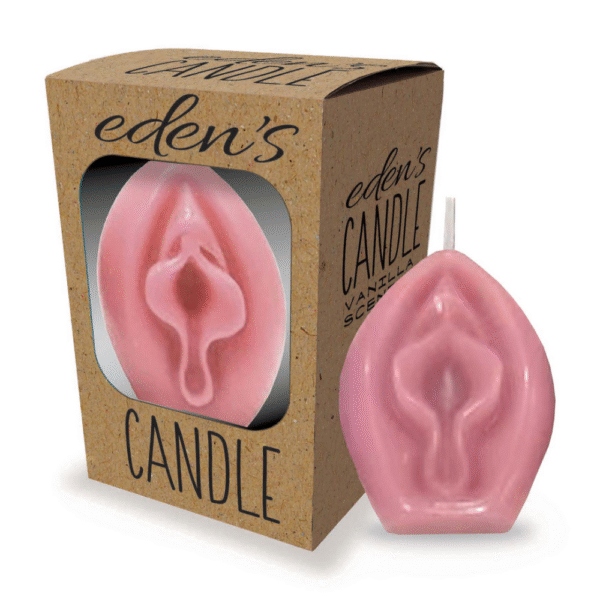 Eden’s Candle - Vanille Geurende Vagina - Roos - Afbeelding 2