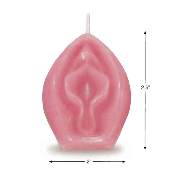 Eden’s Candle - Vanille Geurende Vagina - Roos - Afbeelding 3
