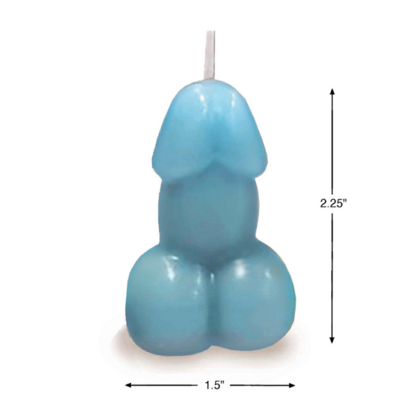Eden's Candle - Vanille Geurende Penis - Blauw - Afbeelding 3