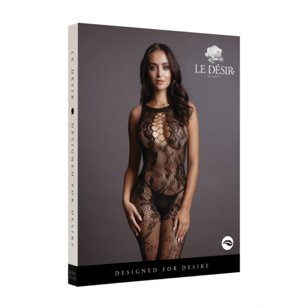 Criss Cross Neck Bodystocking - One Size - Afbeelding 2