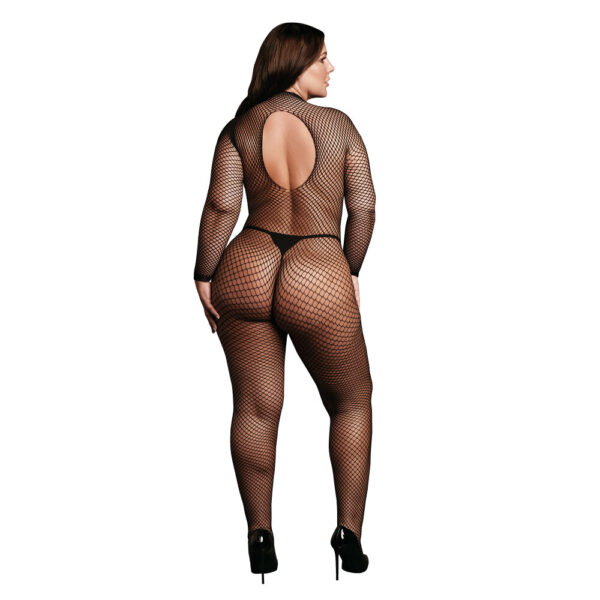 Bodystocking Fishnet Structuur - Open / Turtle - OSX - Zwart - Afbeelding 4
