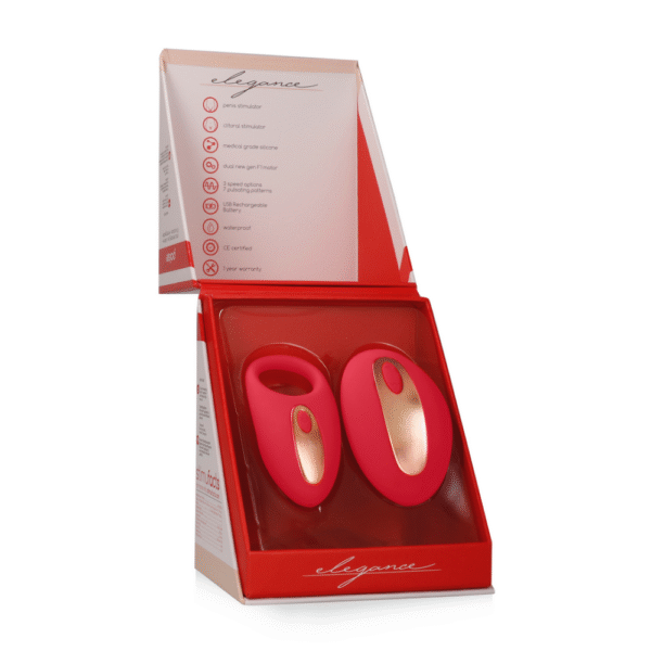 Dual Vibrerend Speelgoed - Poise - Rood - Afbeelding 4