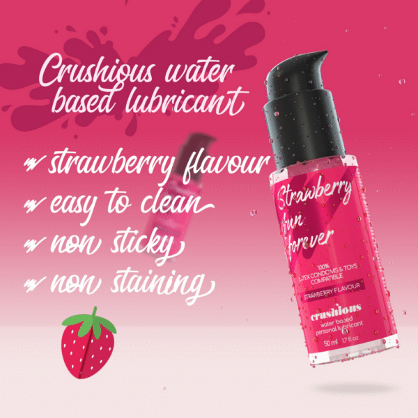 Waterbasis Glijmiddel - Aardbei Smaak - 1,7 fl oz / 50 ml - Afbeelding 3