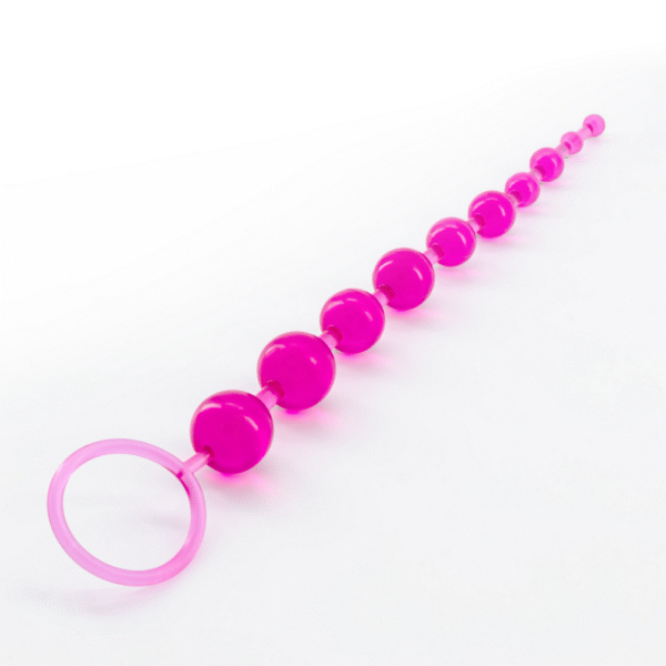 Basis Anale Kralen - 10 Kralen Ketting - Roze - Afbeelding 3