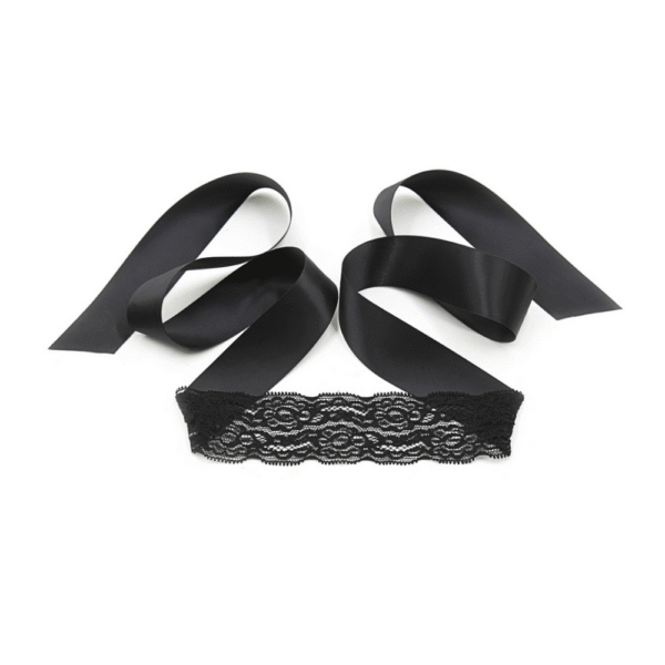 Lace Me Up - Bondage Lacy Set - Zwart - Afbeelding 3