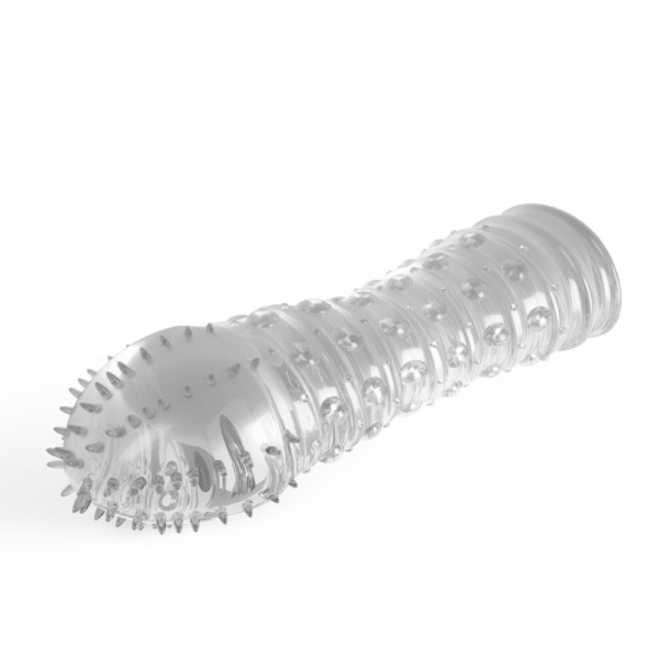 Gestippelde Penis Sleeve - Transparant - Afbeelding 3