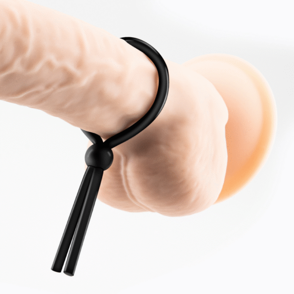 Daltons - Siliconen Cockring Set - Zwart - Afbeelding 5