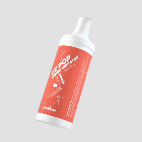 ZZ Pop - Kussbare Vloeibare Vibrator - Perzik - 1 fl oz / 30 ml - Afbeelding 3